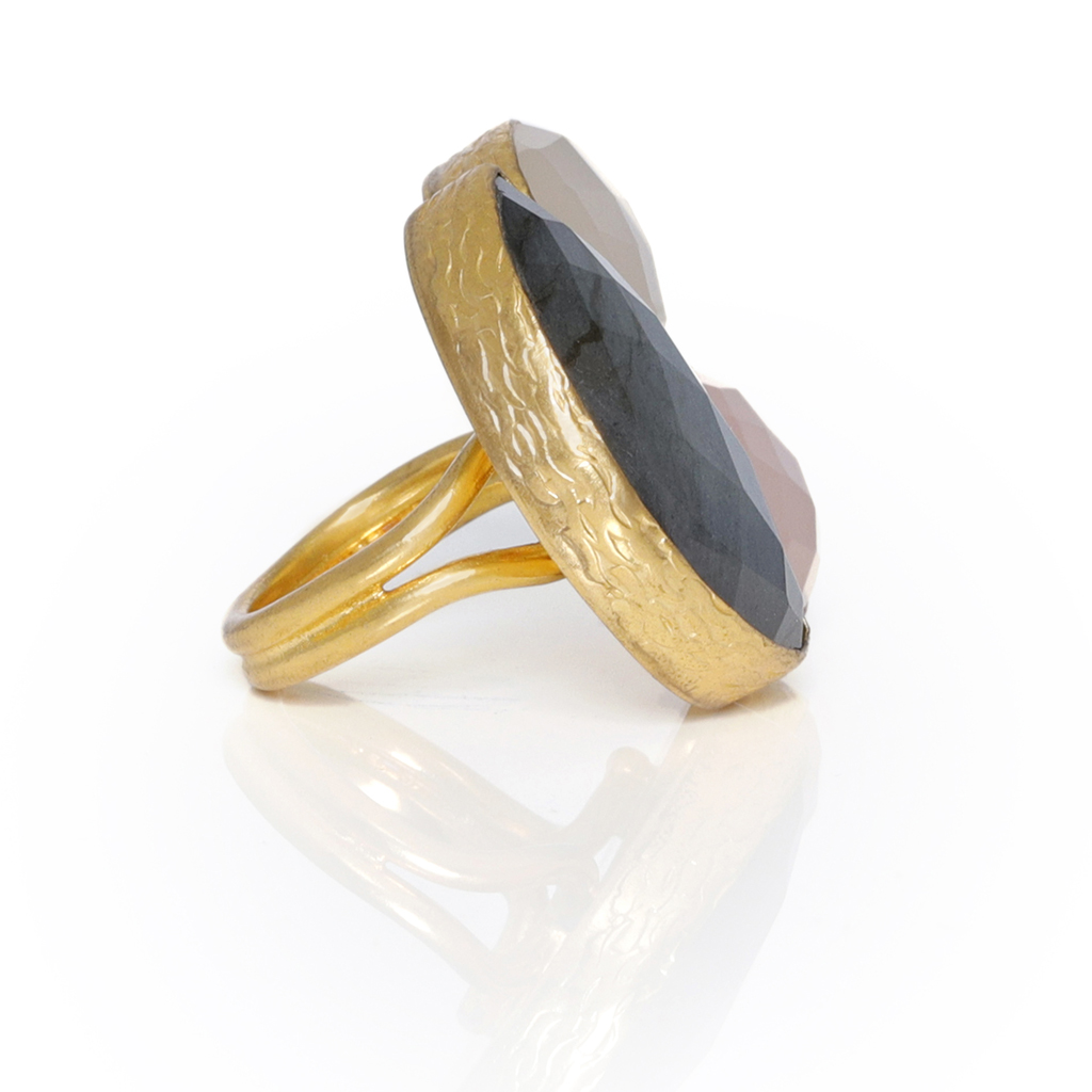 Multi color Stone Ring - Image 3