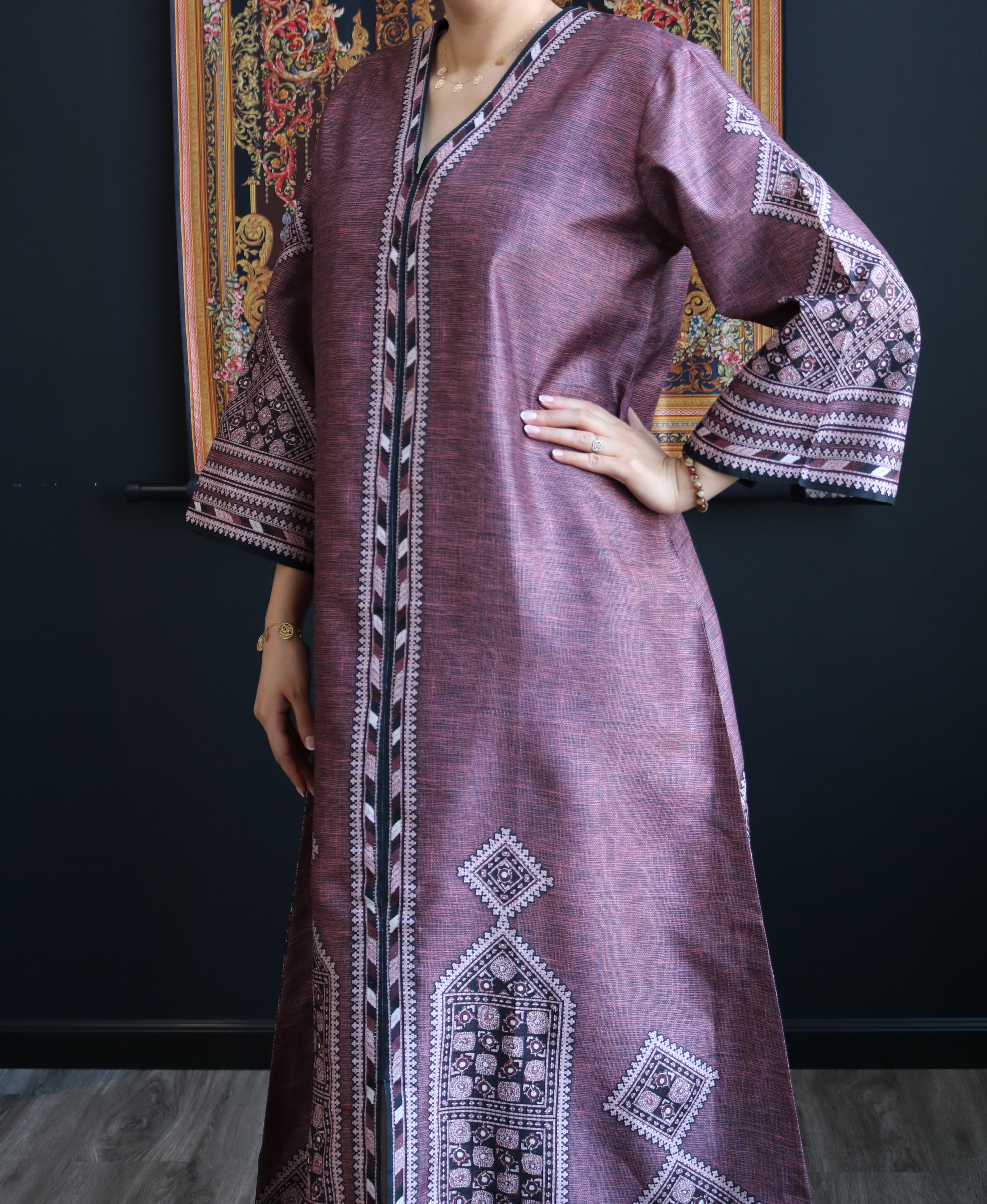 Rabat Jalabiya Dusty Rose - Image 2