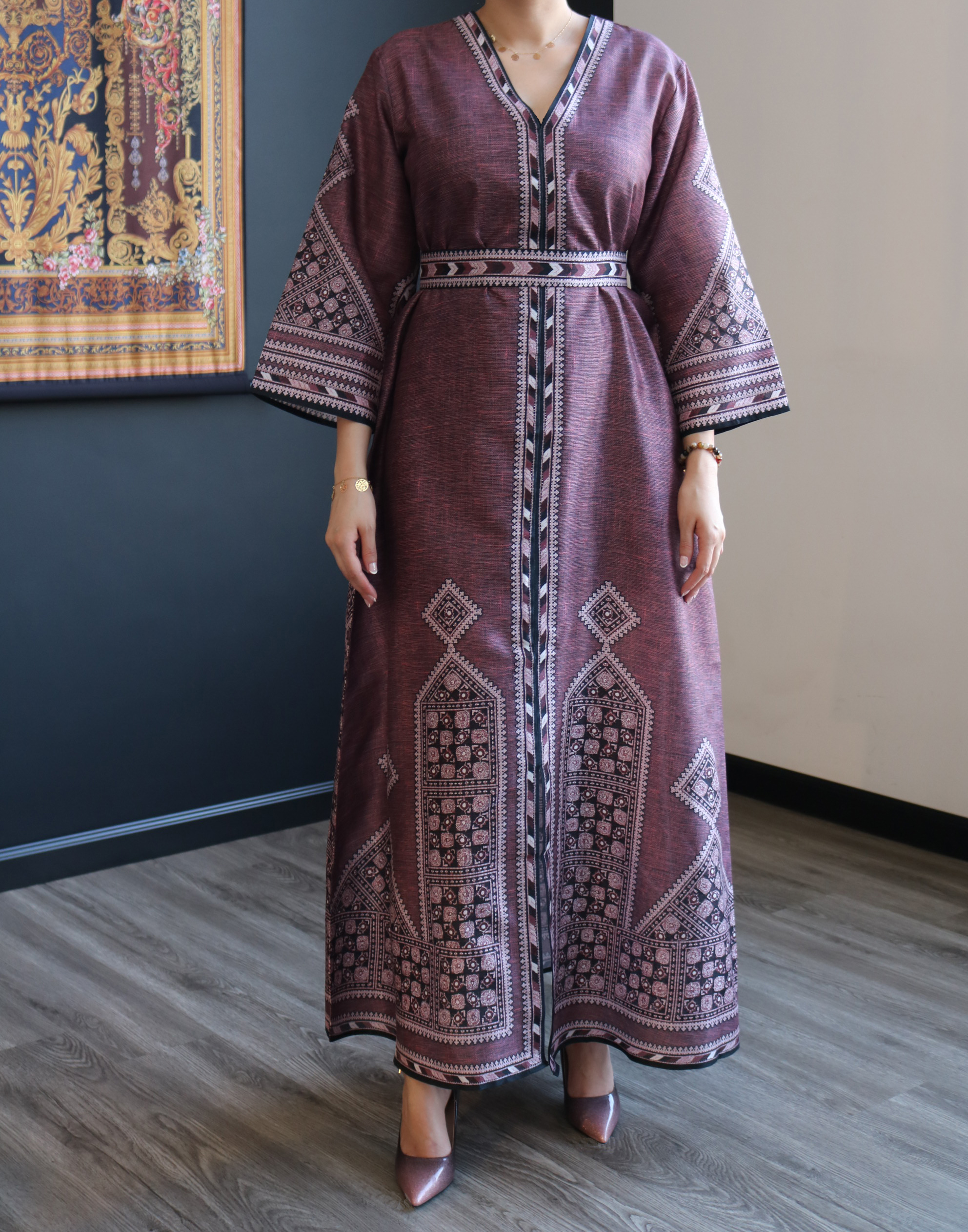 Rabat Jalabiya Dusty Rose - Image 4
