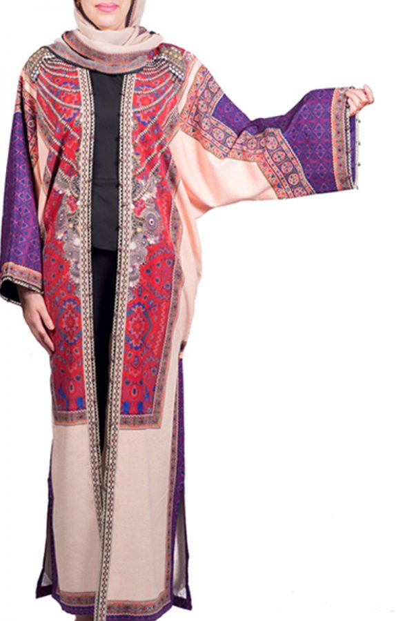 Multi Colored Abaya