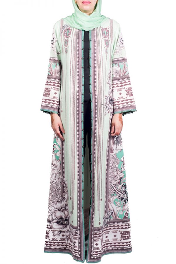 Mint Green Abaya