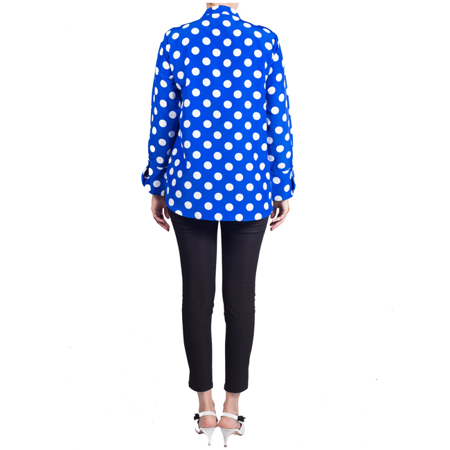 Blue Polka Dot Top - Image 2