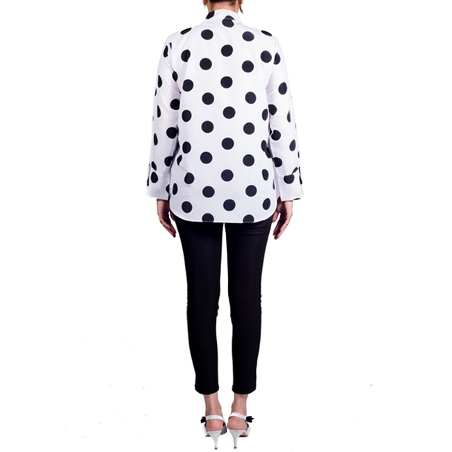 Black and White Polka Dot Top - Image 2