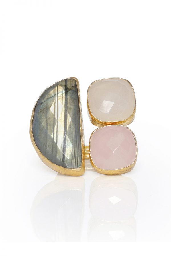 Multi color Stone Ring