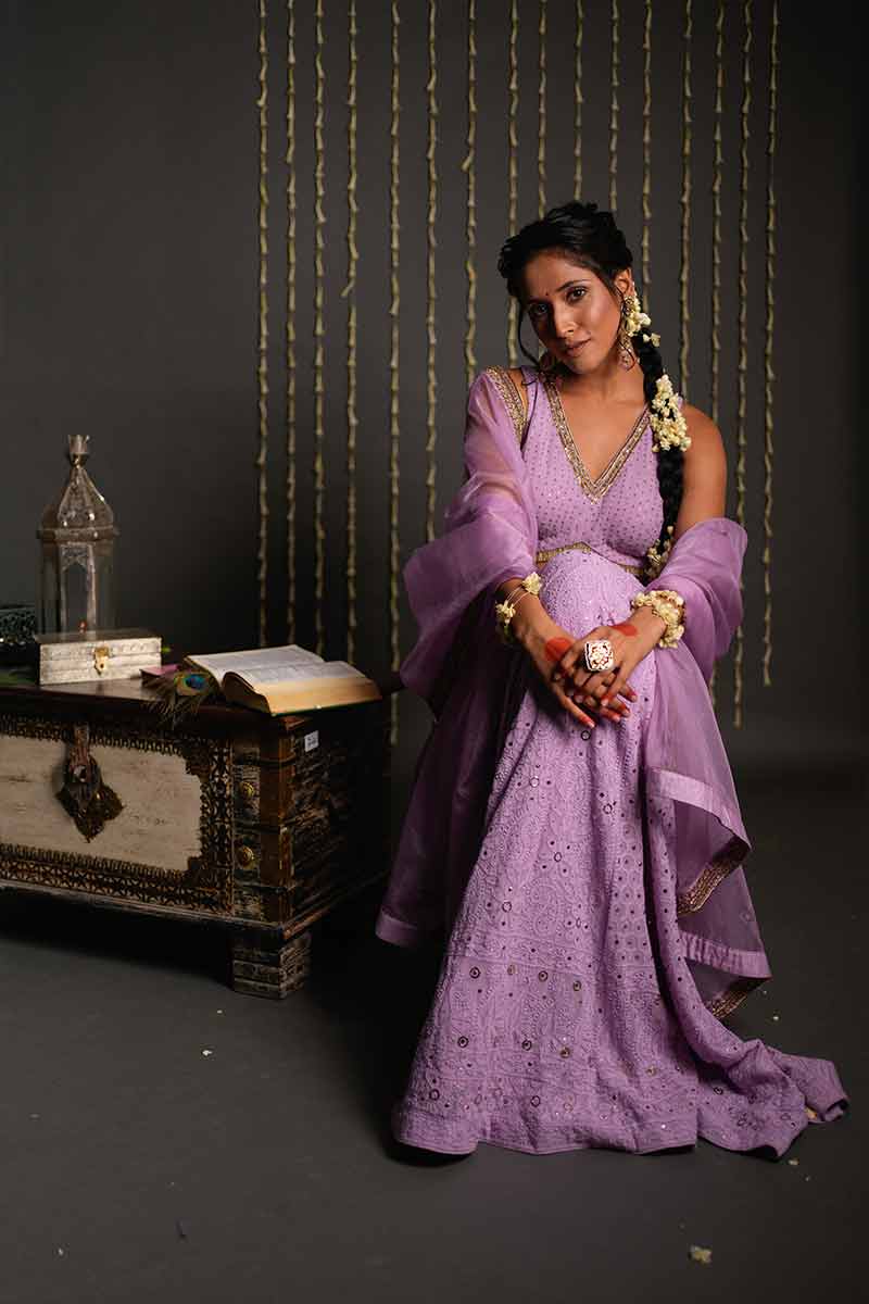 Lilac Anarkali - Image 2