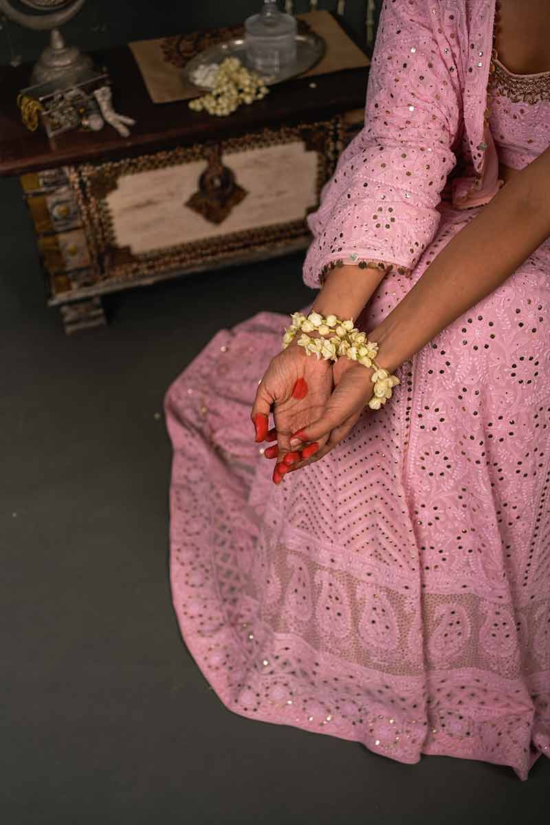 Blush Pink Lehenga - Image 3