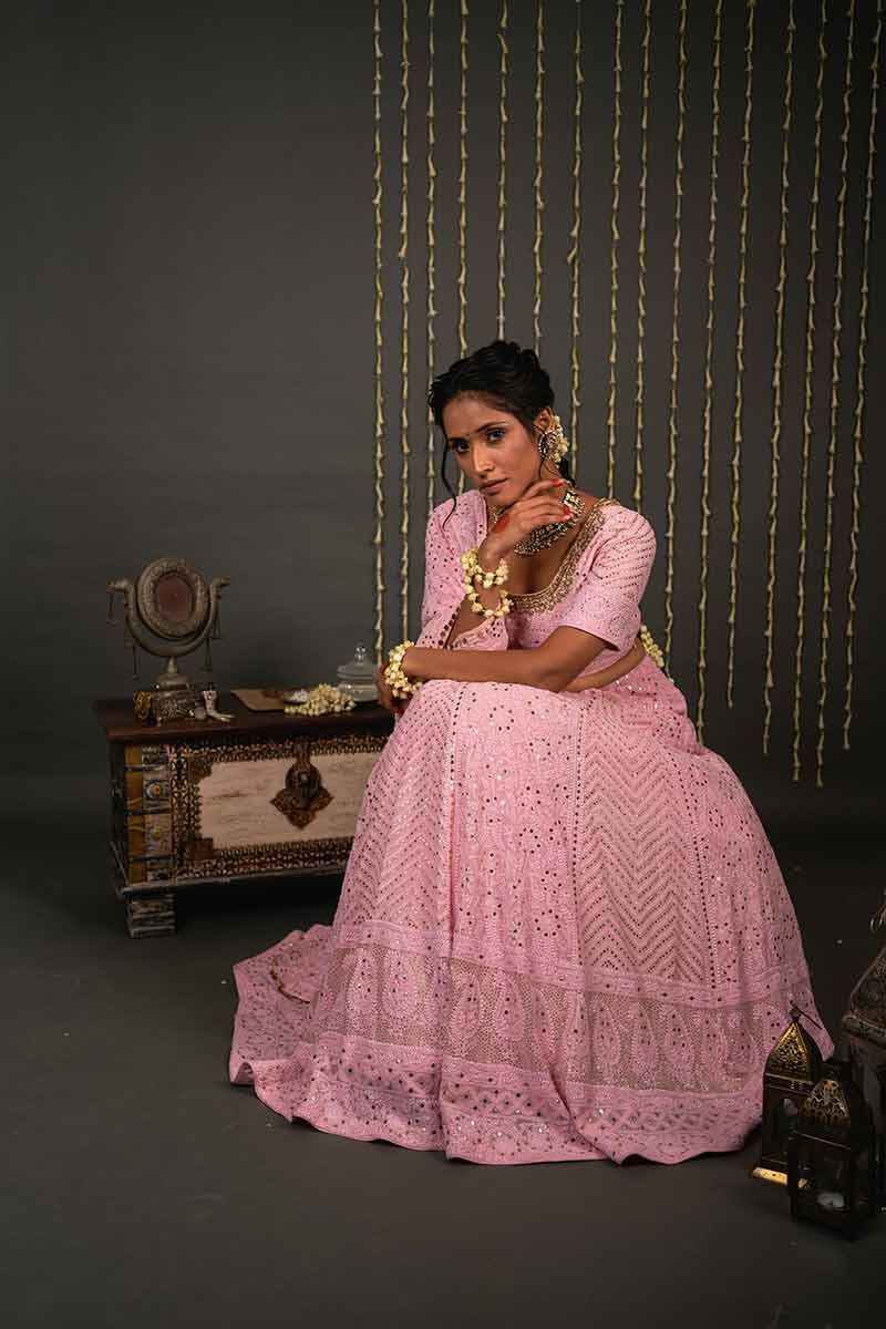 Blush Pink Lehenga - Image 2