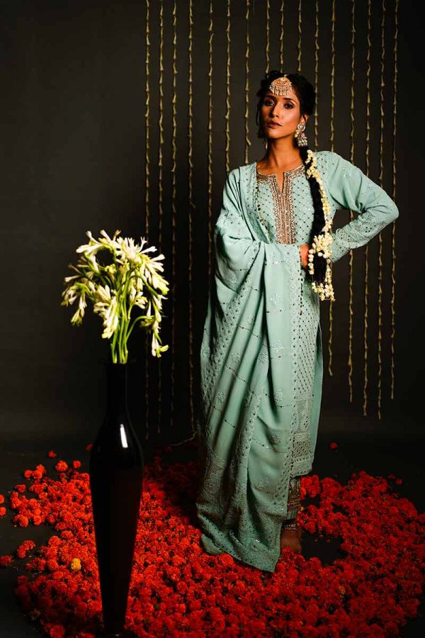 Sea Green Suit