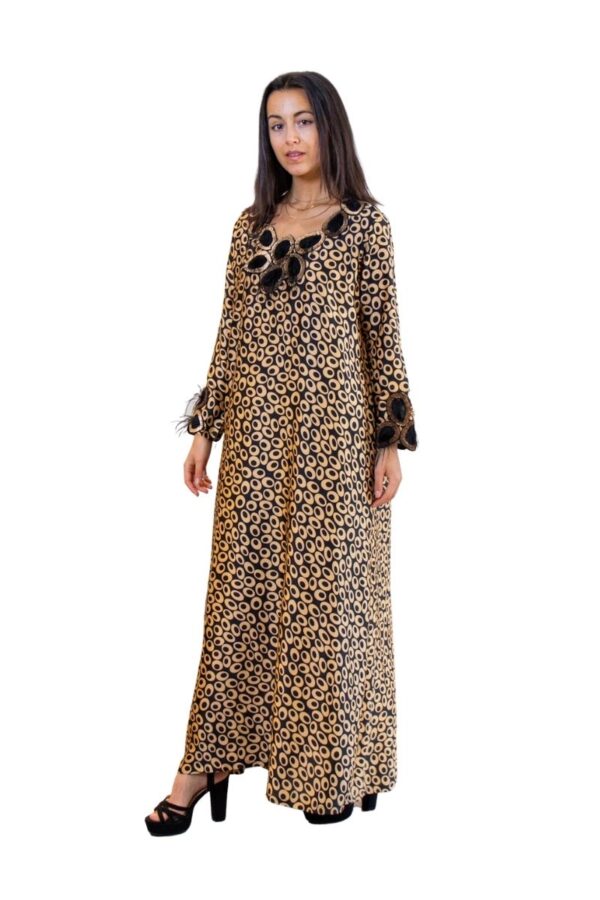 Leopard Print Kaftan