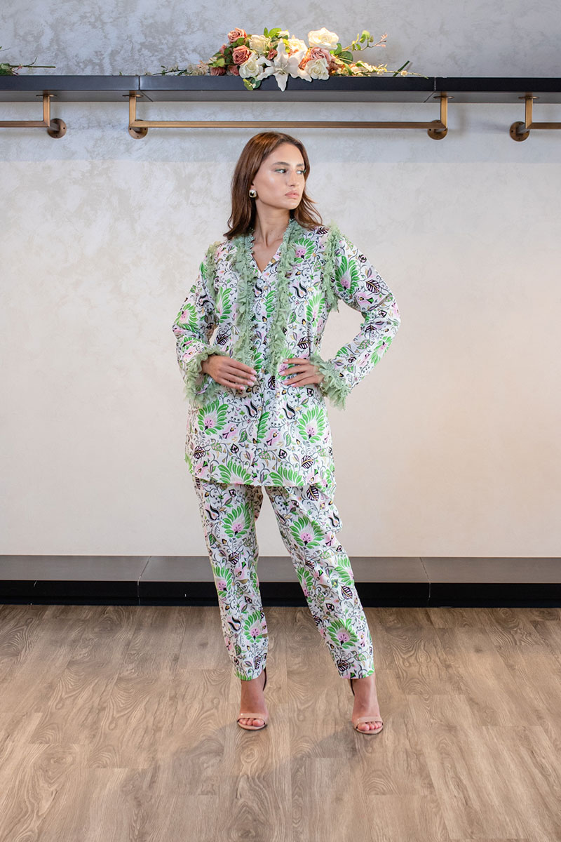 White Floral Co-Ord Set