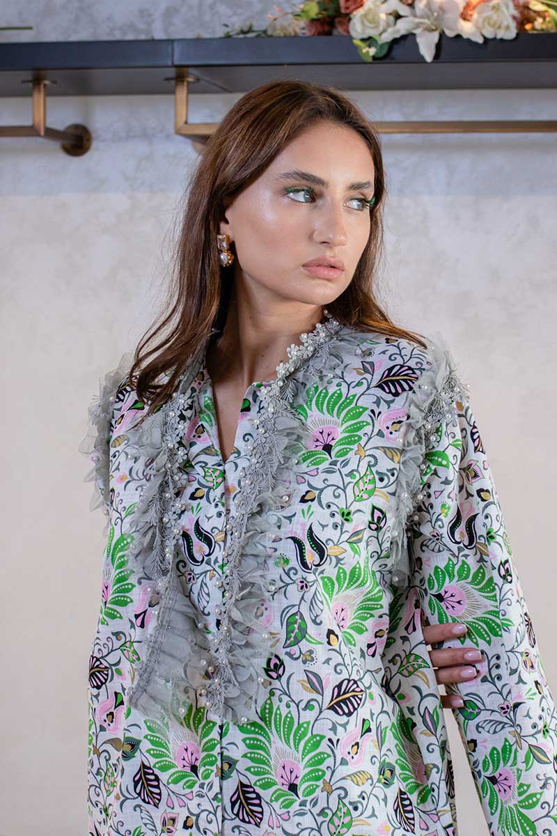 White Floral Co-Ord Set - Image 2