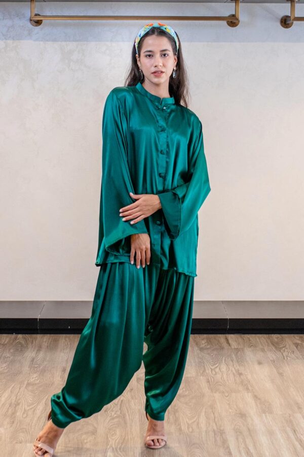 Bottle Green Co-Ord Set