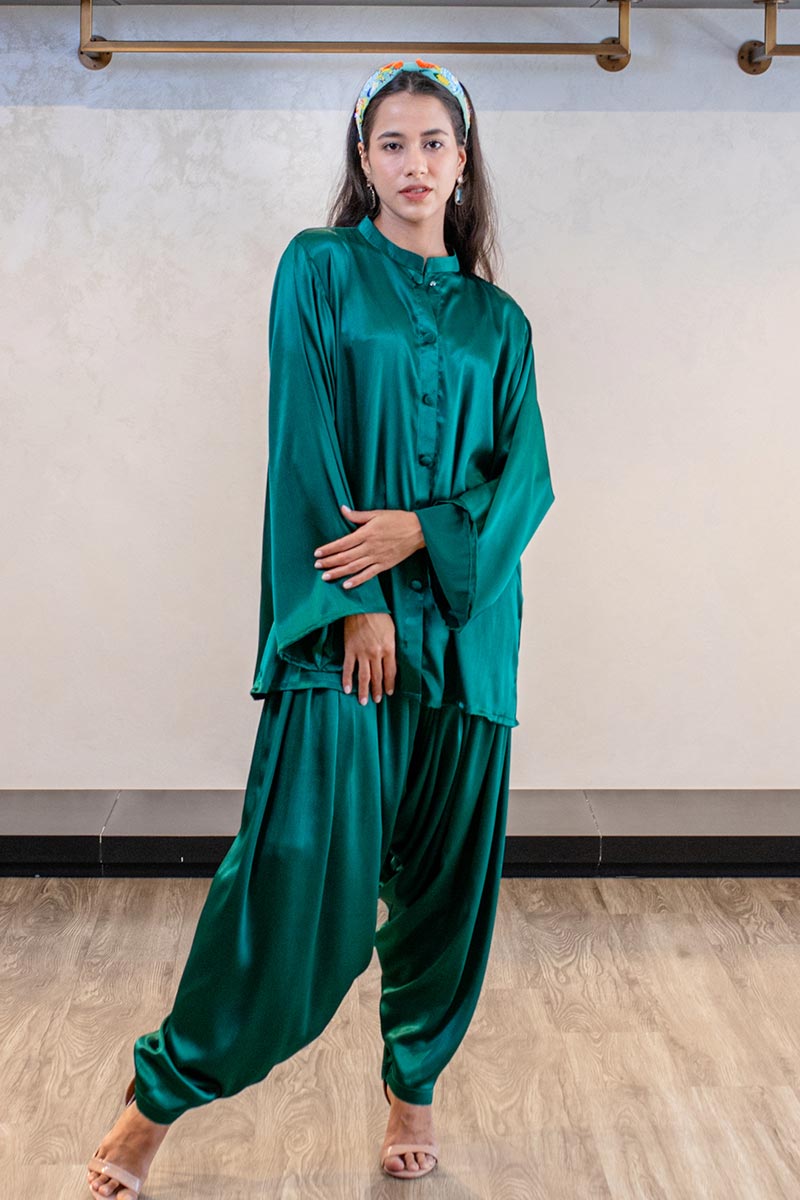 Bottle Green Co-Ord Set