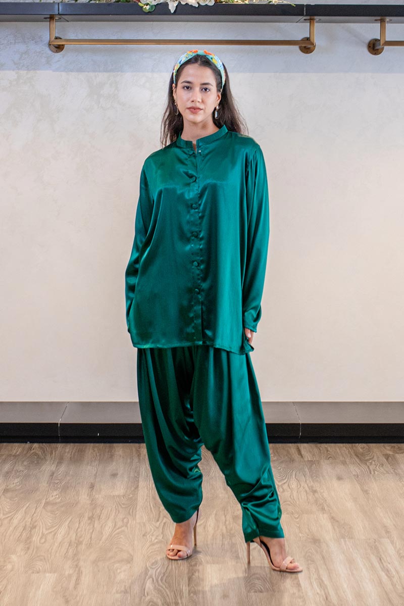 Bottle Green Co-Ord Set - Image 2