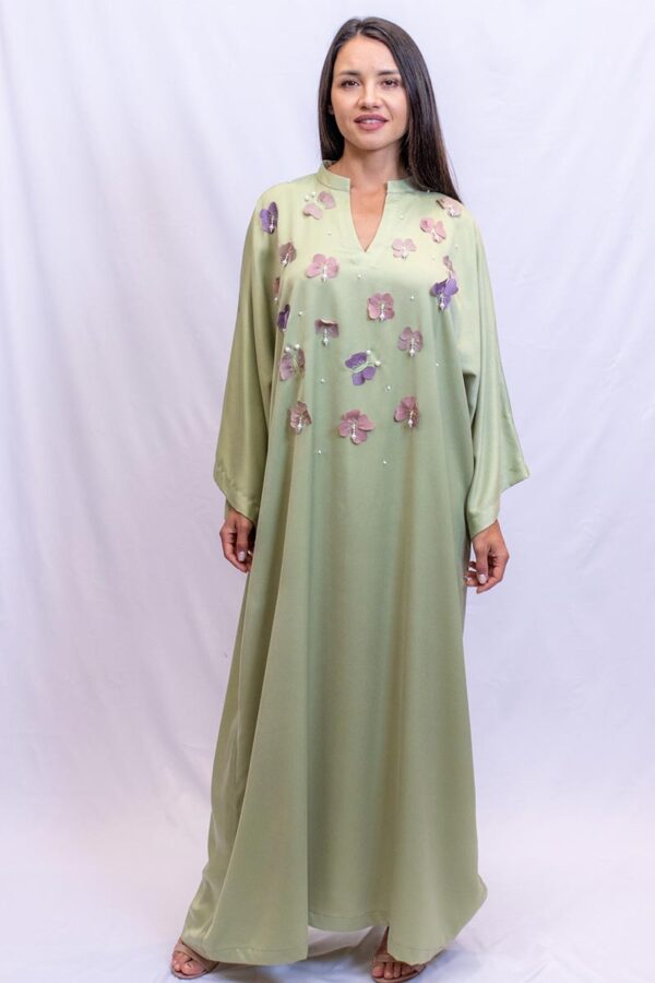 Green Butterfly Kaftan